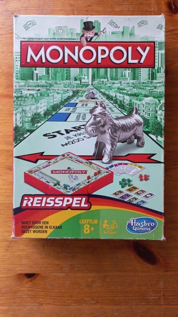 Monopoly reisspel (bordspel), Hobby en Vrije tijd, Gezelschapsspellen | Bordspellen, Vijf spelers of meer, Ophalen of Verzenden