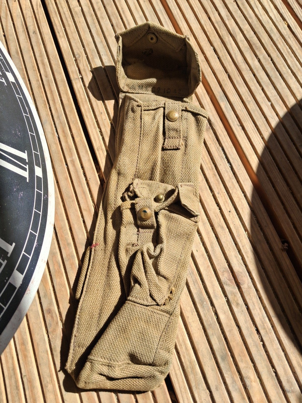 Lanchester Pouche UK WW2 magazijn tas, ., Kleding of Schoenen, Ophalen of Verzenden, .