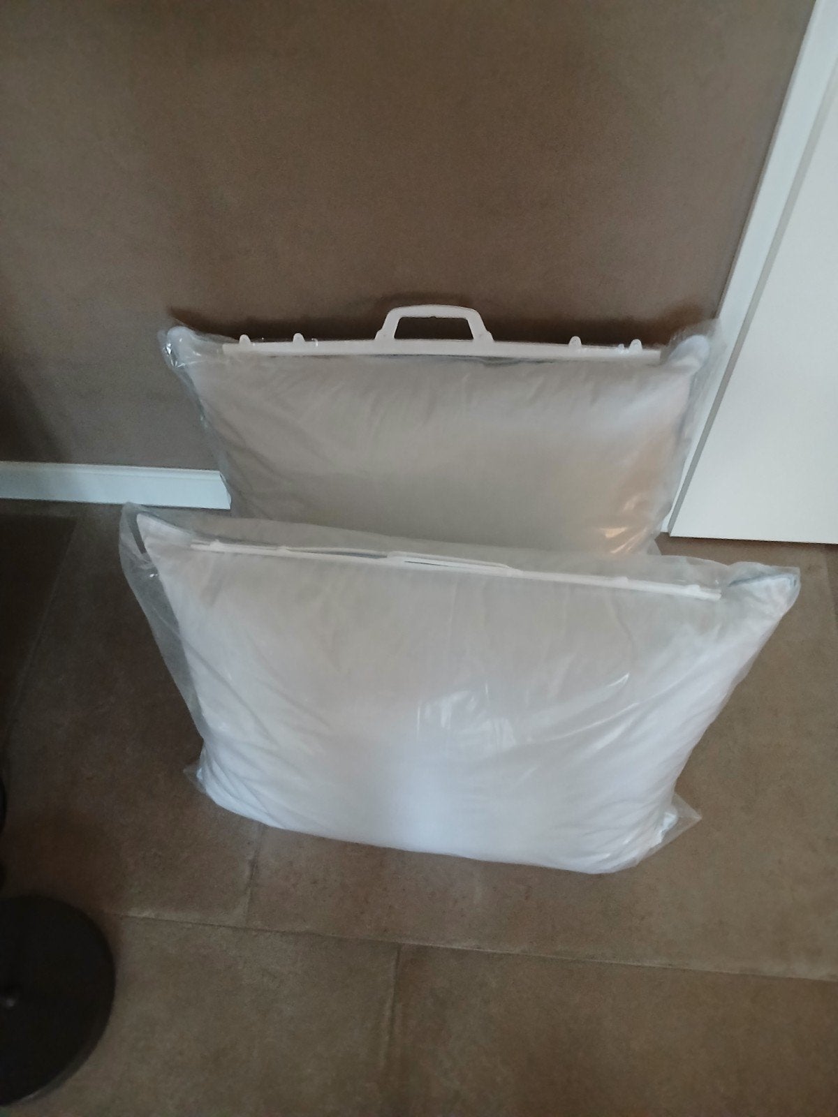 Gloednieuw Hoofdkussens 50x60 cm - Katoen/Polyester, Wit, Hoofdkussen, Nieuw, Rechthoekig