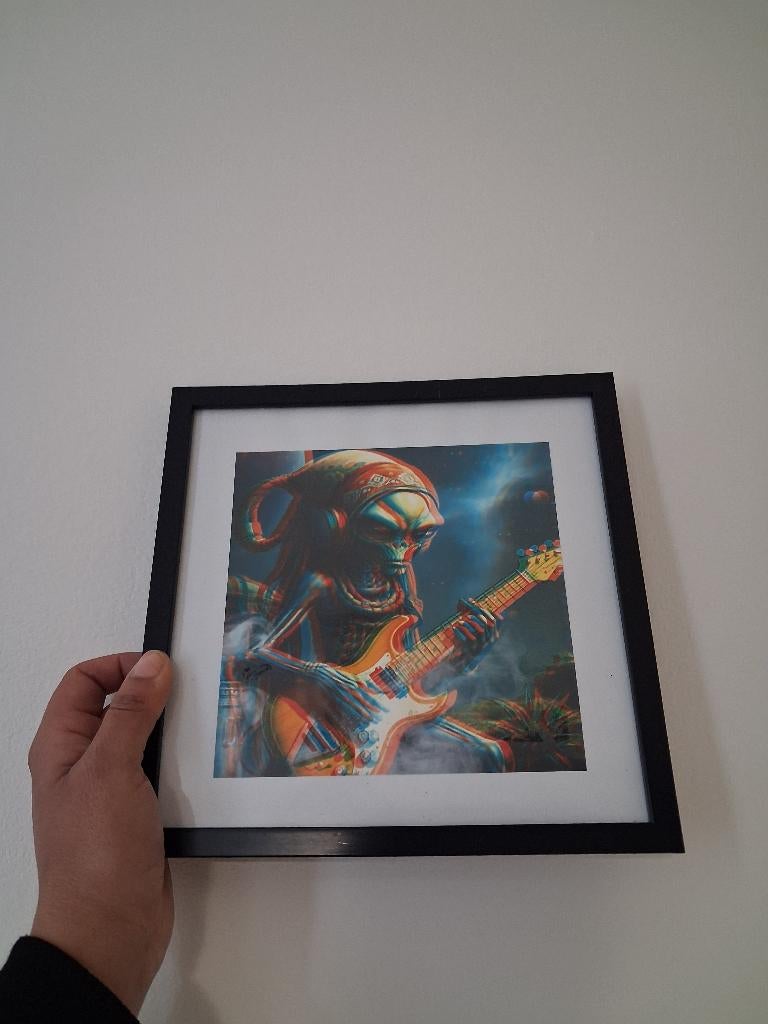 Kunstzinnig foto in foto lijst, Huis en Inrichting, Woonaccessoires | Lijsten, Ophalen, Minder dan 50 cm, Nieuw, Minder dan 50 cm