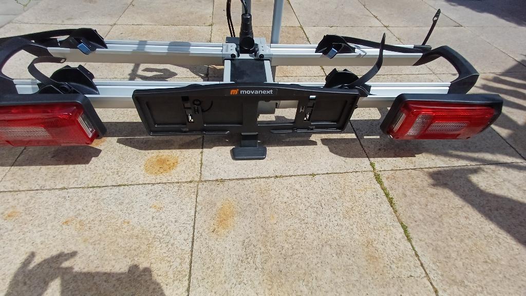 MOVANEXT LUX PLUS  FIETSDRAGER LICHTGEWICHT KANTELBAAR., Ophalen, Elektrische fiets, Zo goed als nieuw, 2 fietsen