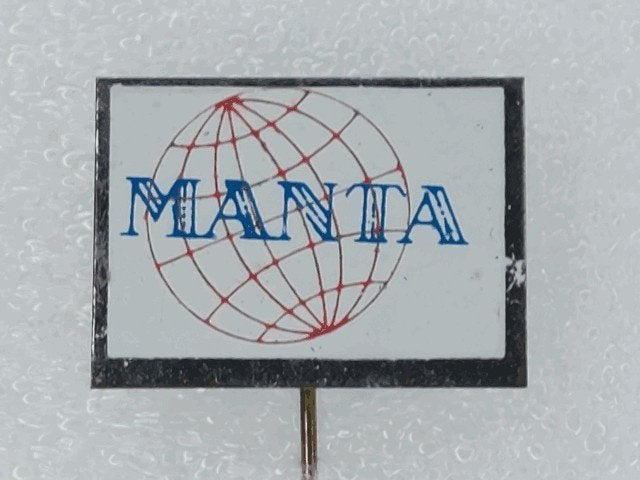 SP1662 Speldje Manta, Verzamelen, Ophalen of Verzenden, Gebruikt, Overige onderwerpen