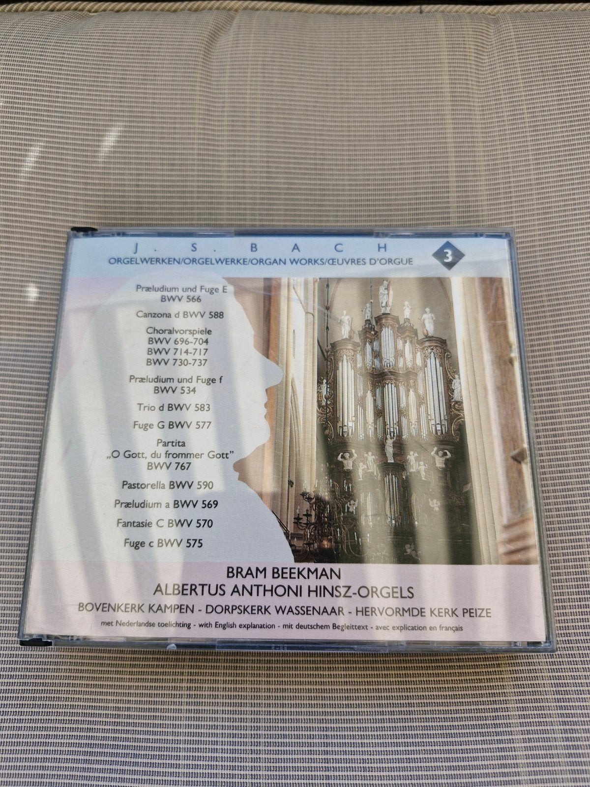 Orgel Dubbel CD Bram Beekman Deel 3 - J.S. Bach Orgelwerken, Ophalen of Verzenden