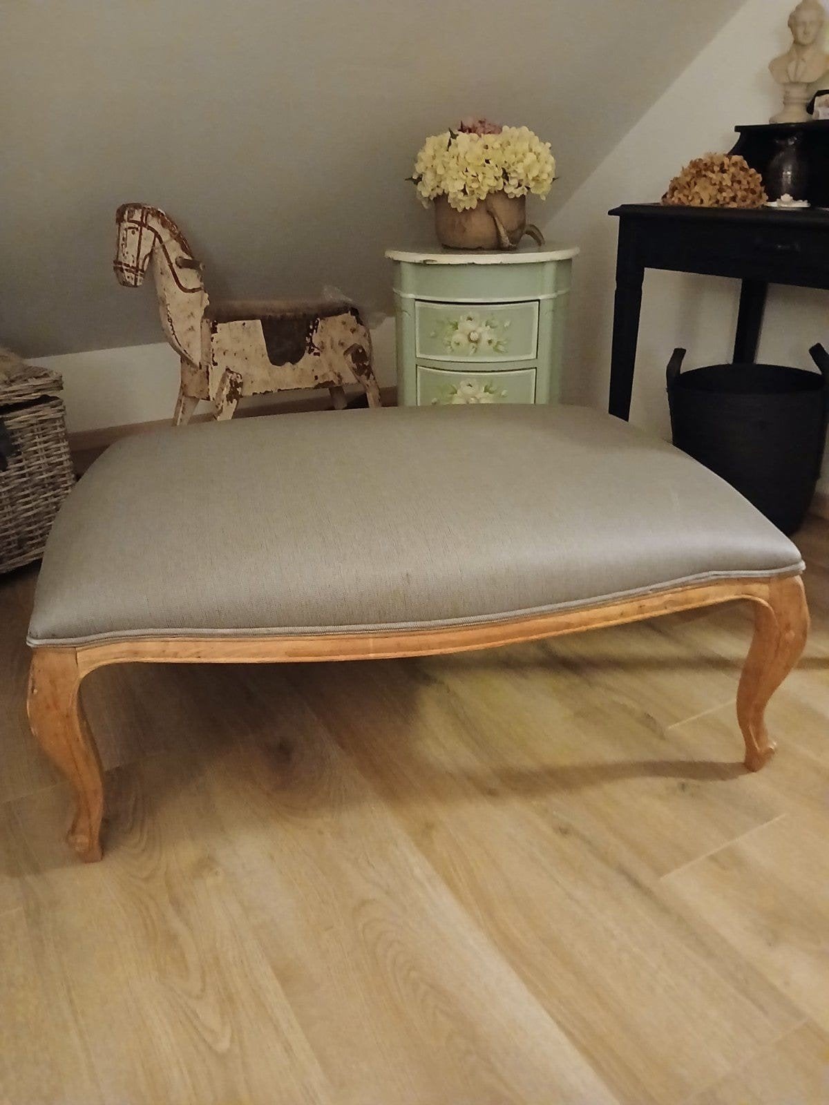 mooie brocante hocker, Ophalen
