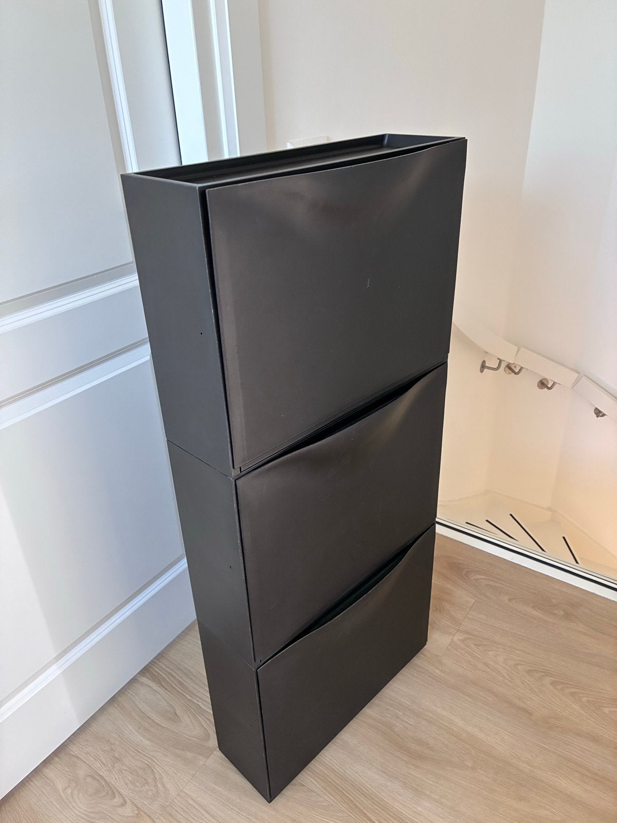IKEA Trones zwarte schoenenkast 52x18x39cm, Ophalen, Zo goed als nieuw