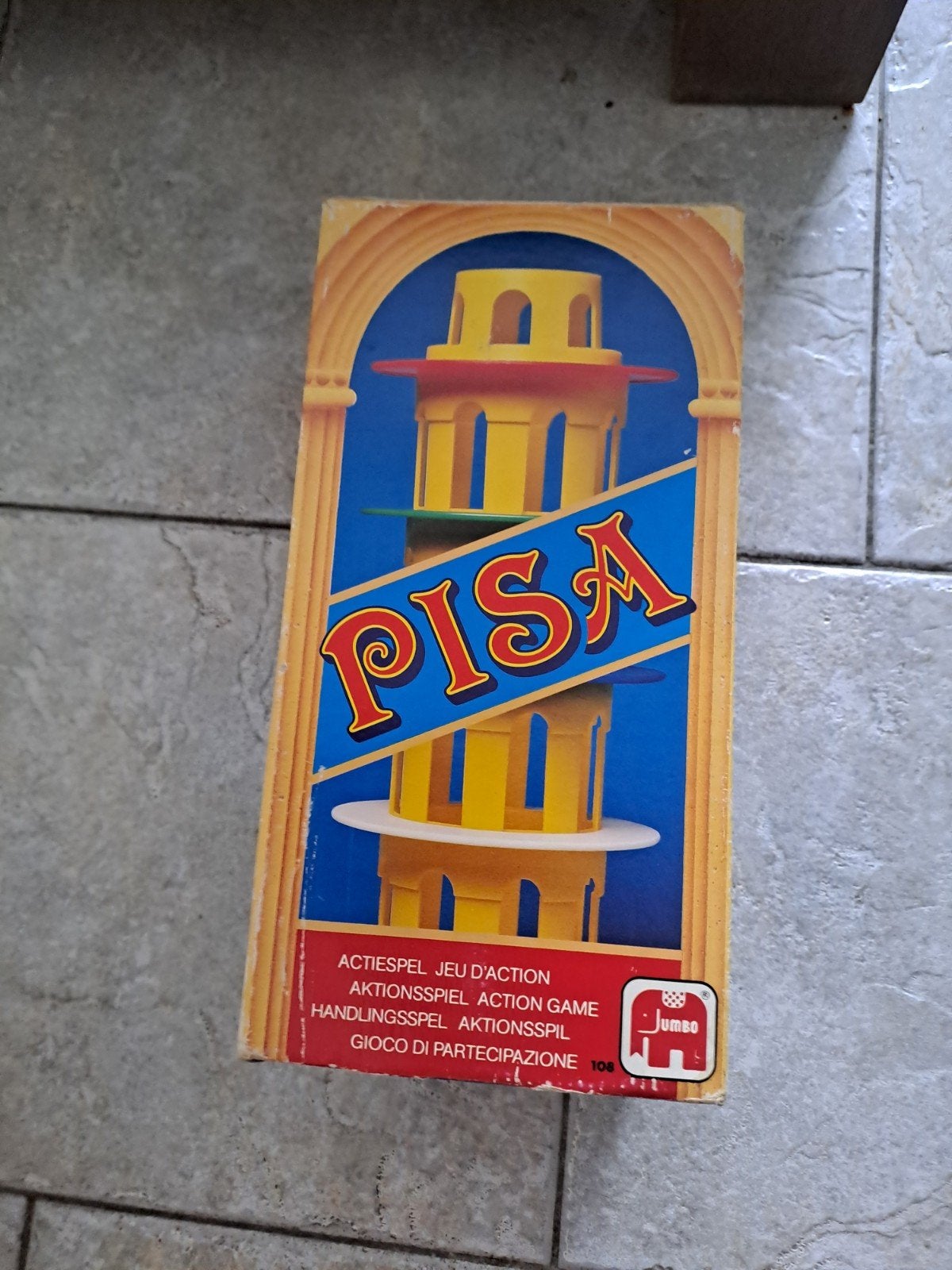 Pisa Toren Spel - Klassiek Balansspel van Jumbo, Drie of vier spelers, Ophalen of Verzenden, Gebruikt, Jumbo