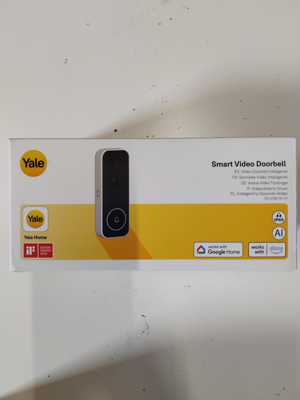 Yale Linus L2 Smart Lock en Yale Slimme Videodeurbel  - Zwar, Nieuw, Ophalen of Verzenden, Compleet systeem, Overige soorten