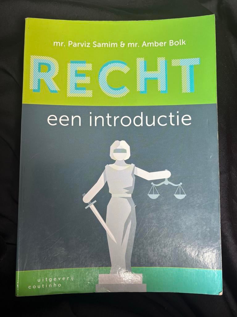 Recht een introductie - Tweede druk, Ophalen of Verzenden, Gamma, Gelezen, HBO