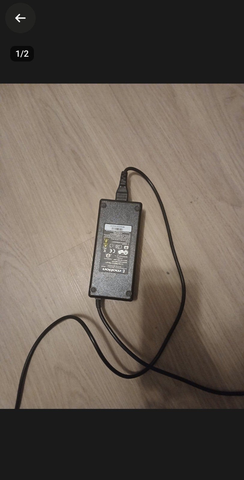 E-motion acculader voor elektrische fiets, Gebruikt