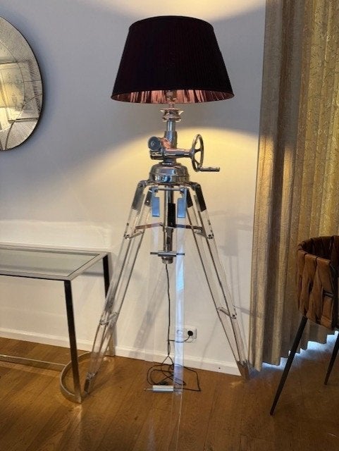 Vloerlamp Eichholtz Royal Marine lamp – een echte EYECATCHER, Ophalen, Eichholtz, Zo goed als nieuw, Luxueus Design