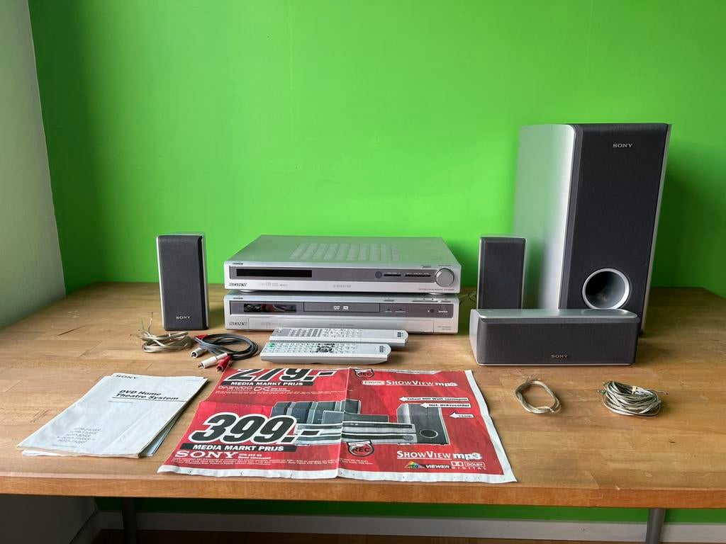 Sony HTD-710SS 5.1 Home Theatre System TEAB, Ophalen of Verzenden, Zo goed als nieuw, Speakers, Overige merken