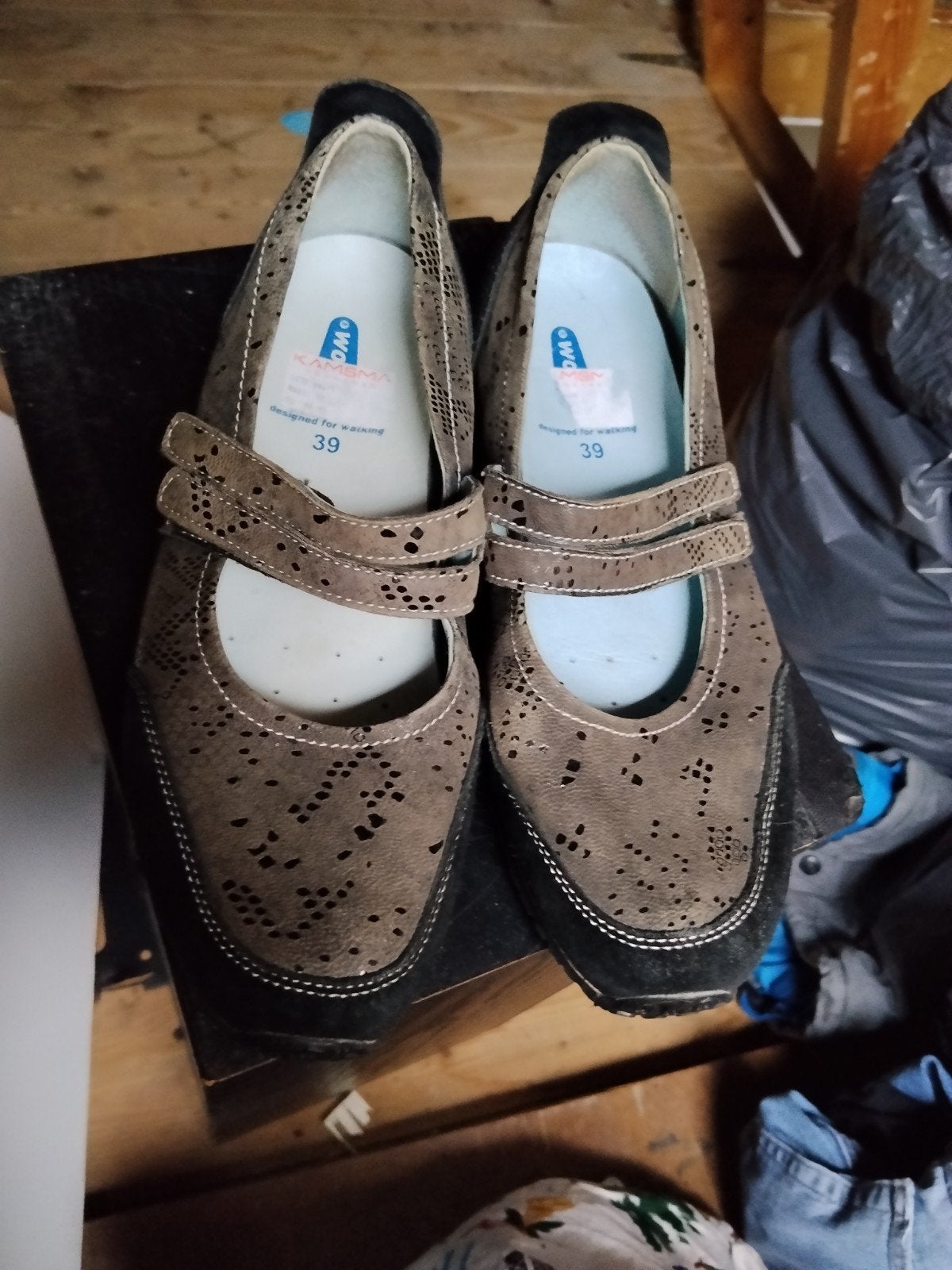 ZGAN Wolky comfort schoenen / instappers – Maat 39, Wolky, Bruin, Instappers, Ophalen of Verzenden