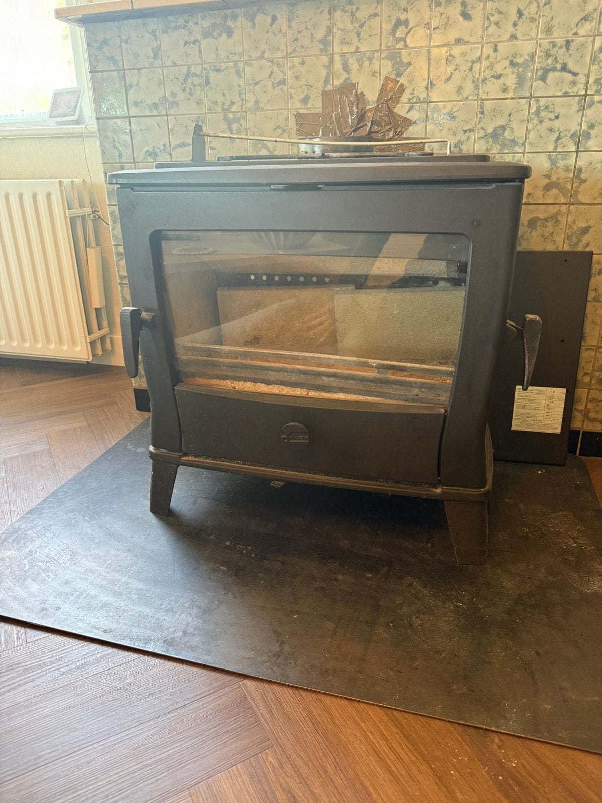 Selecta Maxim 55WD uit 2013, Huis en Inrichting, Ophalen, Gebruikt, Houtkachel, Vrijstaand