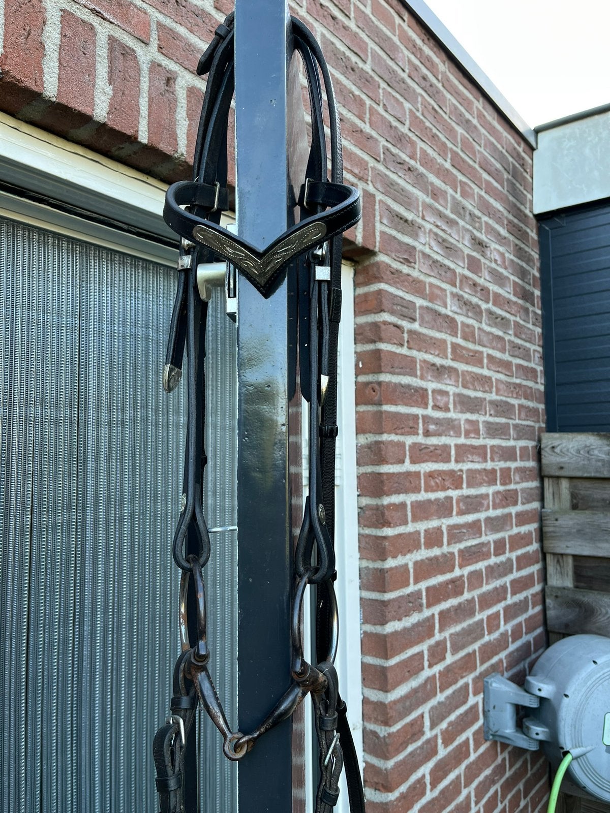 Westernhoofdstel, Dieren en Toebehoren, Inclusief teugels, Ophalen of Verzenden, Zwart, Cob