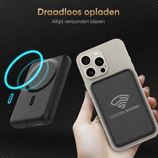 Powerbank 10.000 mAh - Geschikt voor MagSafe systeem, Verzenden, Nieuw