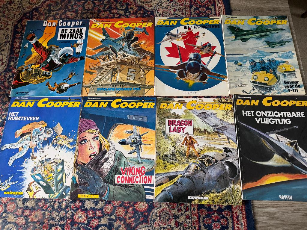 Dan Cooper. Albert Weinberg. 8 Delen., Ophalen of Verzenden, Zo goed als nieuw, Albert Weinberg, Meerdere stripboeken