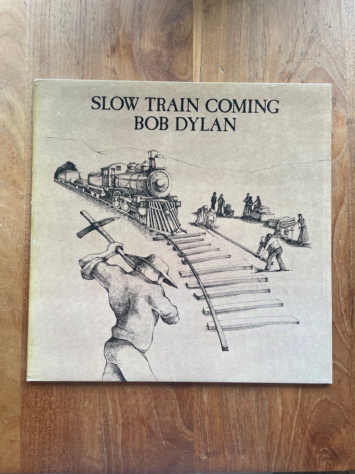Bob Dylan - Slow Train Coming LP (1979), LP, Rock, Gebruikt, Ophalen of Verzenden