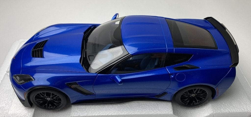 Autoart 1:18 Chevrolet Corvette C7 Z06 ( Blue Tintcoat) 2014, Hobby en Vrije tijd, Autoart, -, Nieuw, Ophalen of Verzenden