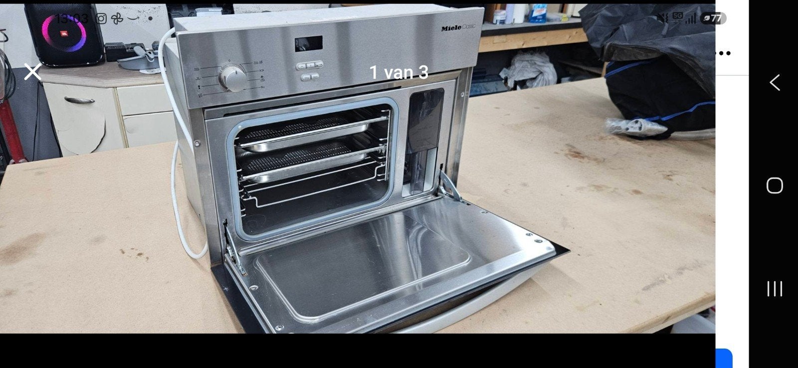 Miele Stoomoven DG 163 - Zeer Goede Staat, Ophalen, Zo goed als nieuw