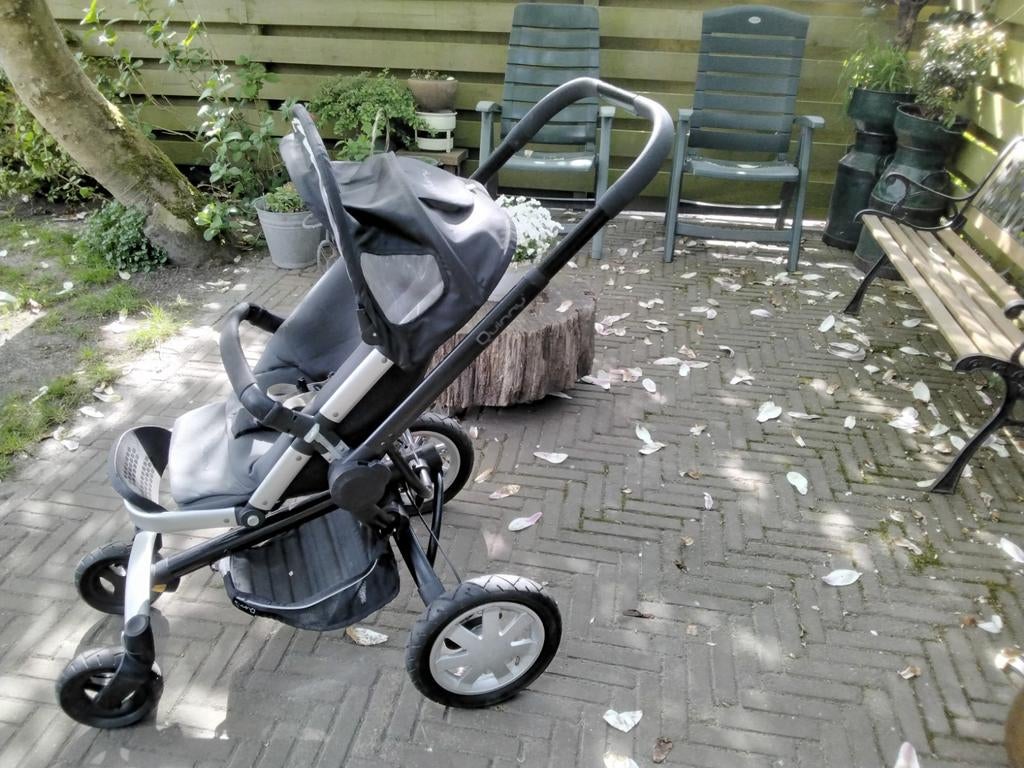 Quinny Zapp Xtra 2 Buggy - Grijs, Kinderen en Baby's, Buggy's, Gebruikt, Quinny, Verstelbare rugleuning, Zonnekap, Ophalen of Verzenden