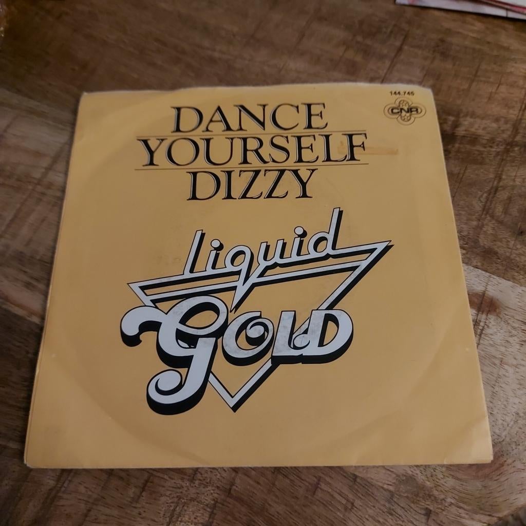 Liquid gold  / dance yourself dizzy, Ophalen of Verzenden, Gebruikt, Pop