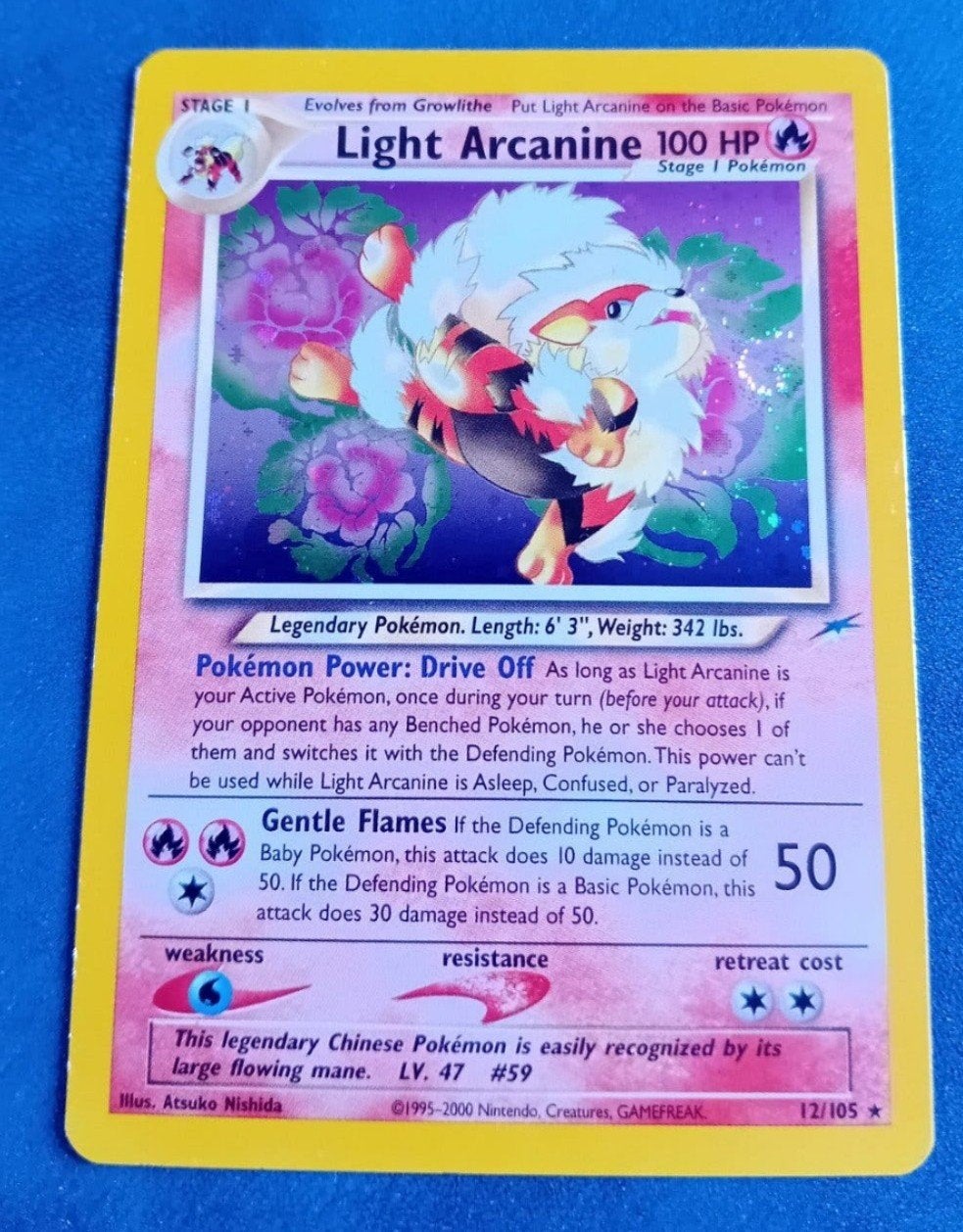 light arcanine + swirl, Ophalen, Zo goed als nieuw, Losse kaart