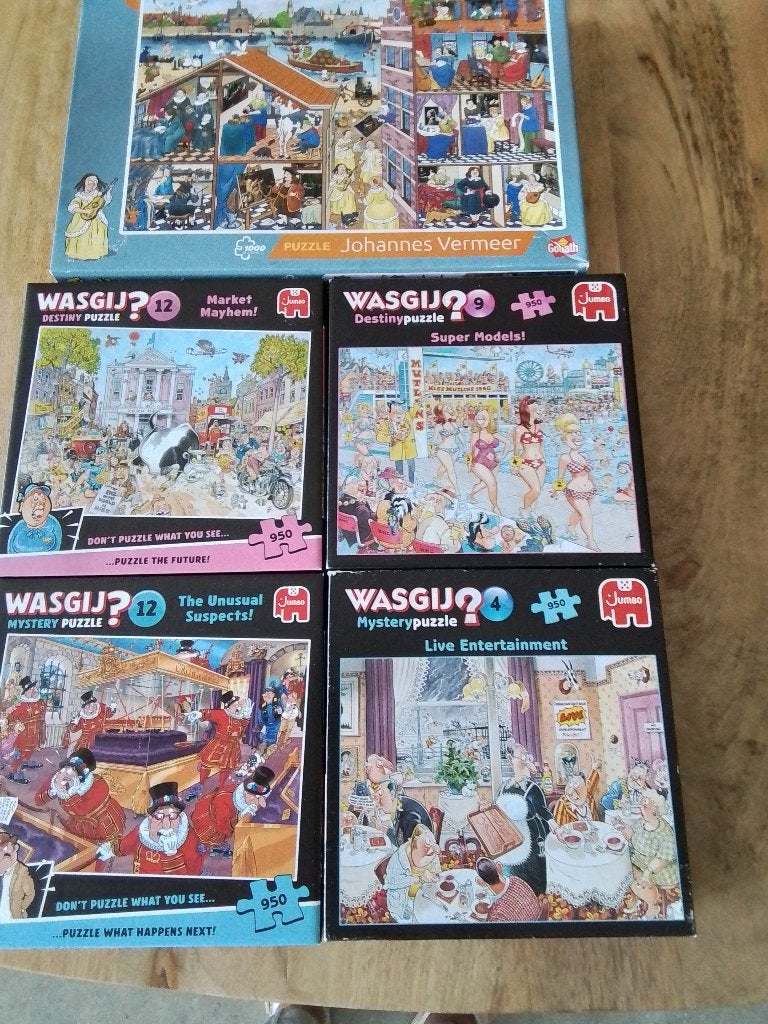 Wasgij puzzels, Ophalen of Verzenden, 500 t/m 1500 stukjes, Zo goed als nieuw, Legpuzzel