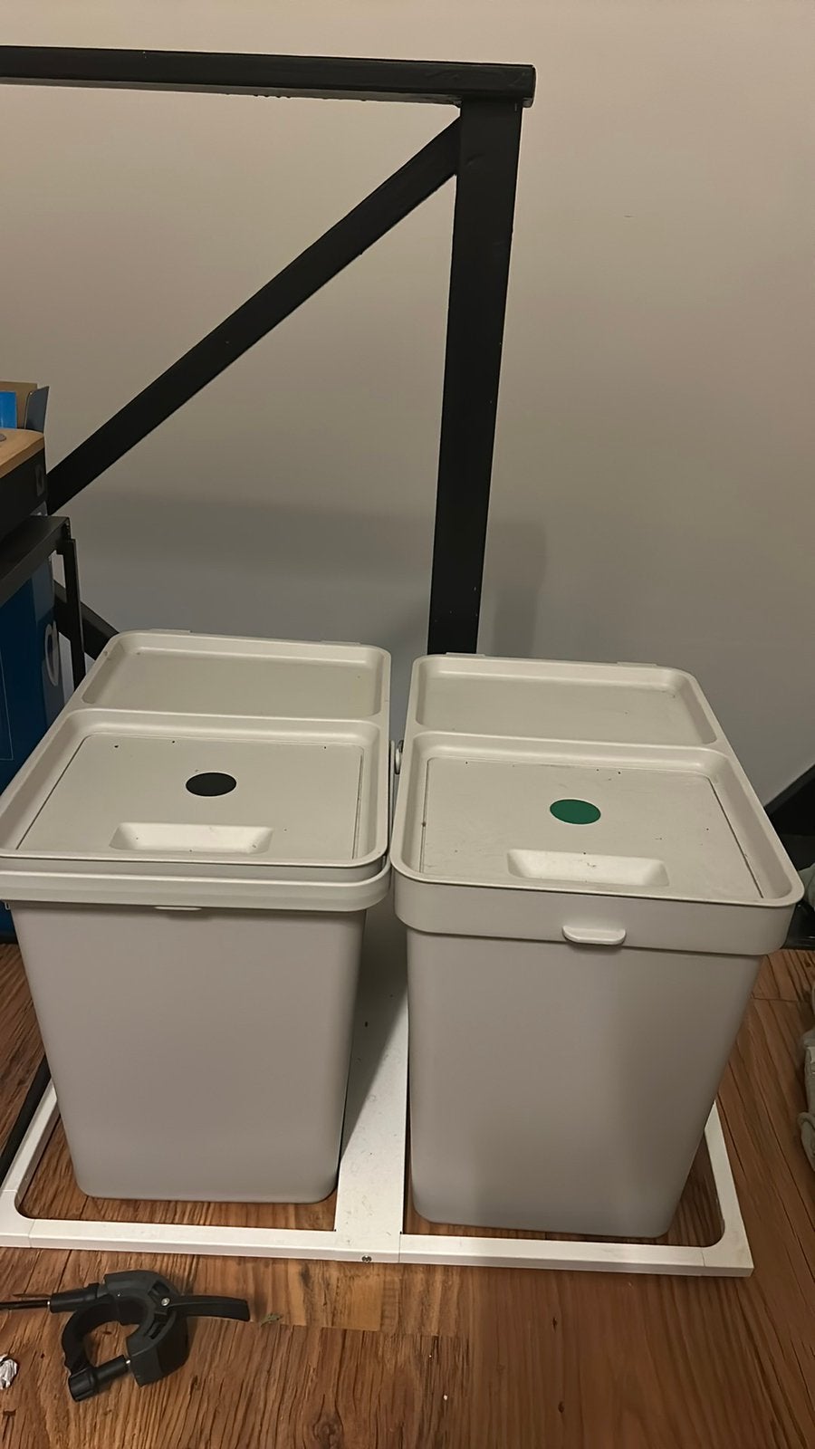 Ikea vuilnisbakjes, Ophalen, Zo goed als nieuw, Kunststof