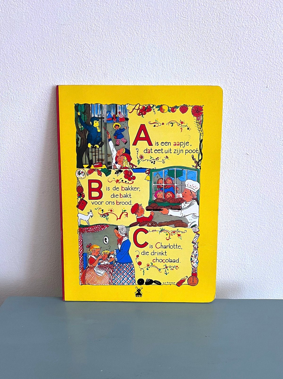 Nostalgisch ABC-boekje met prachtige illustraties Rie Cramer, Ophalen of Verzenden, Gelezen, Fictie algemeen