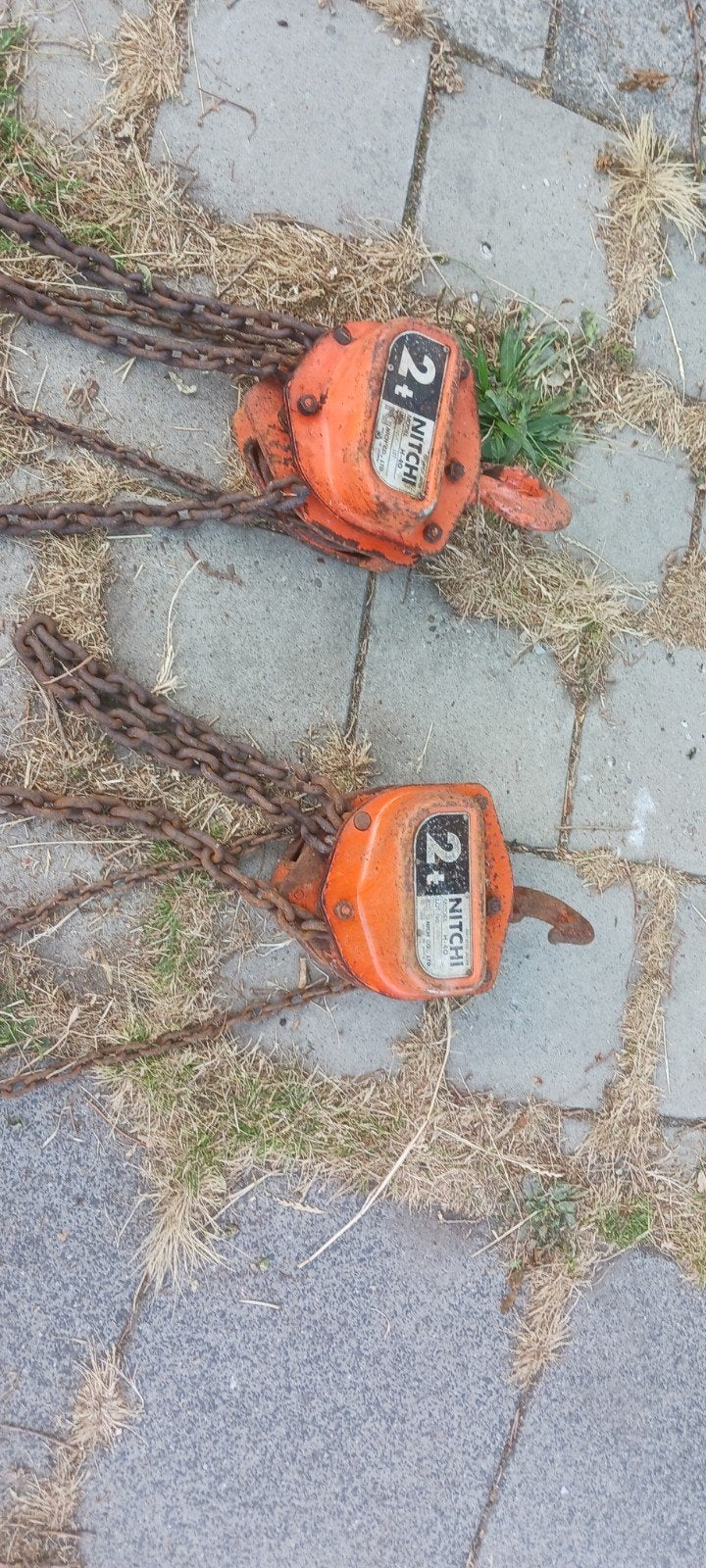 ketting takel 2 ton, Ophalen, Gebruikt