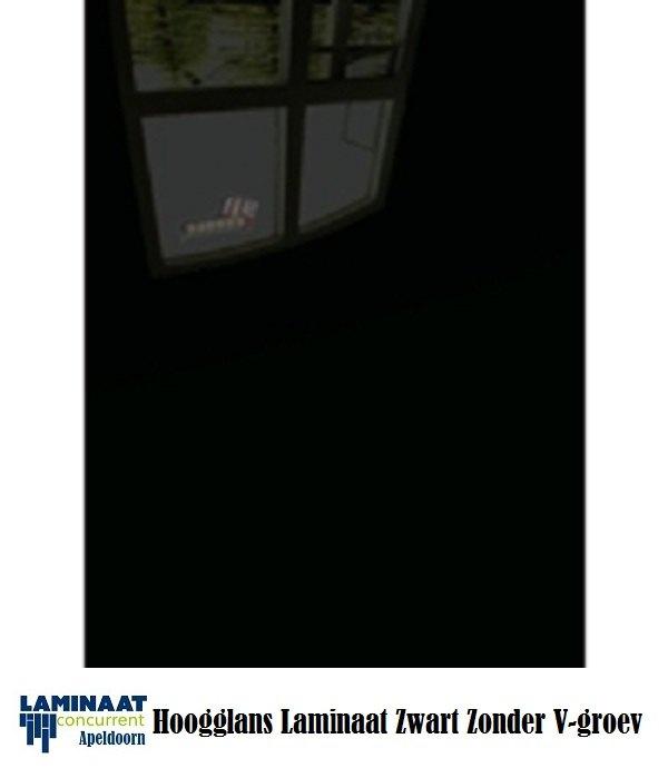 24,75m2 Hoogglans Tegel laminaat Vineo Zwart = €295, Ophalen, Zwart, Nieuw, Hoogglans tegel laminaa zwart