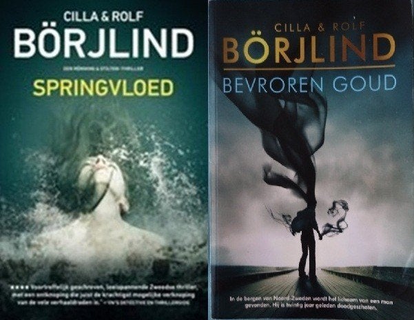 2x Börjlind: Springvloed en Bevroren goud, Ophalen of Verzenden, Gelezen, Cilla Börjlind en Rolf Börjlind, Scandinavië