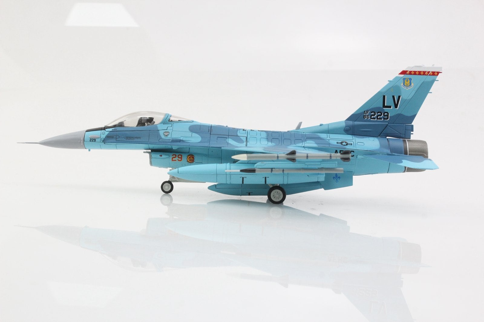 Hobby Master HA38087 | Lockheed F-16C Fighting Falcon, Ophalen, Schaalmodel, Nieuw, Pilot Station