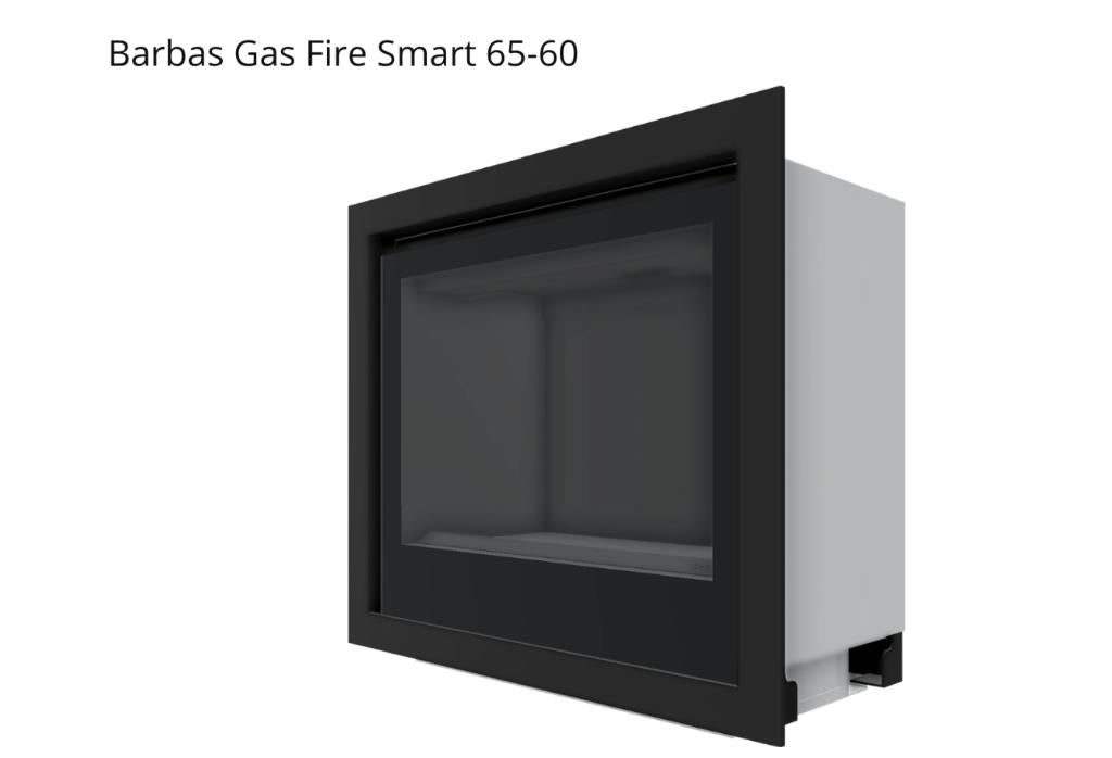 Barbas Gas Fire Smart 65-60 met kader nieuw in doos., Barbas, Barbas, Nieuw, Ophalen of Verzenden