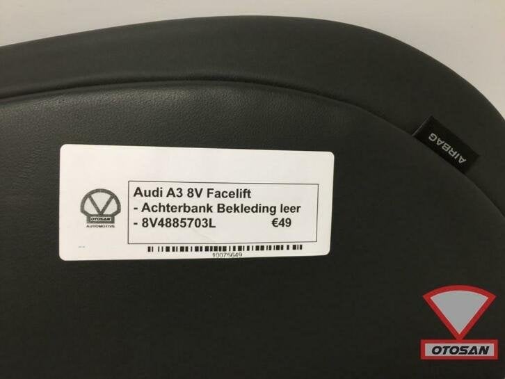 audi a3 8v facelift achterbank bekleding leer 8v4885703l, Gebruikt, AUDI AG, Auto-Union-Strasse 1
85045  Ingolstadt, DE, Kundenbetreuung@audi.de