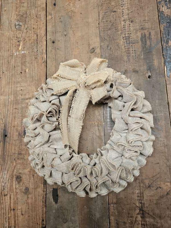 krans ``jute``WOONWINKEL RUSTIEK``, Ophalen of Verzenden, Nieuw