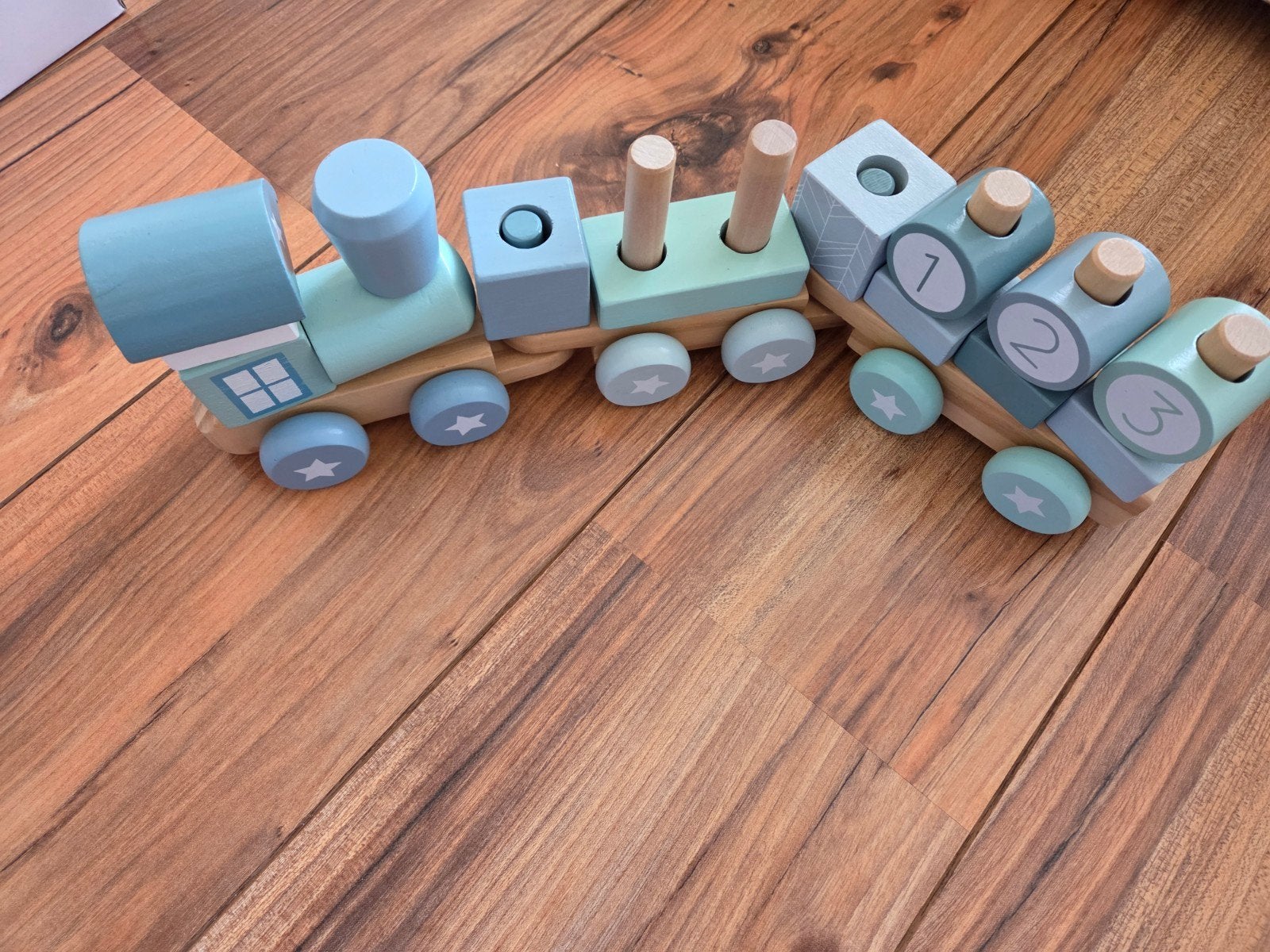 Little Dutch houten trein, Kinderen en Baby's, Speelgoed | Houten speelgoed, Ophalen of Verzenden, Zo goed als nieuw, Duw- of Trekspeelgoed