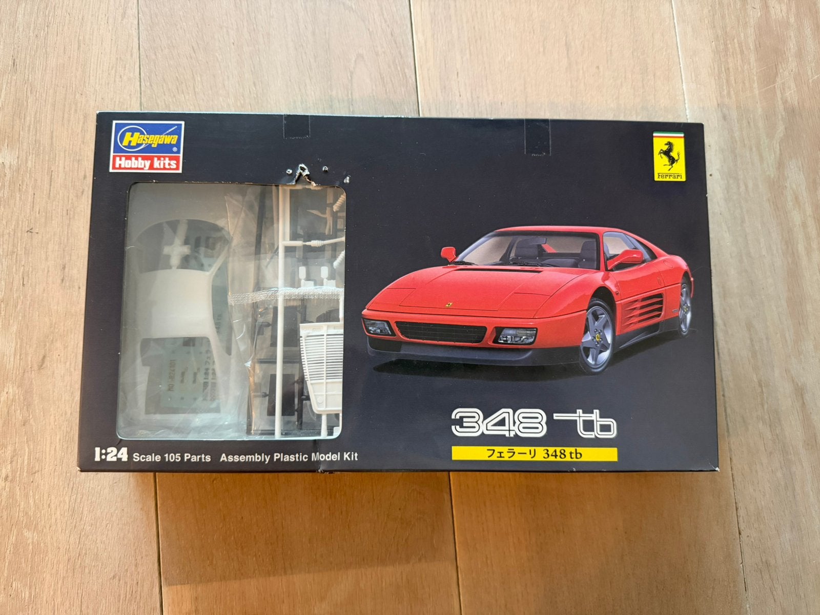 Hasegawa 1:24 ferrari 348tb modelbouwdoos, Ophalen of Verzenden, Zo goed als nieuw, Overige merken