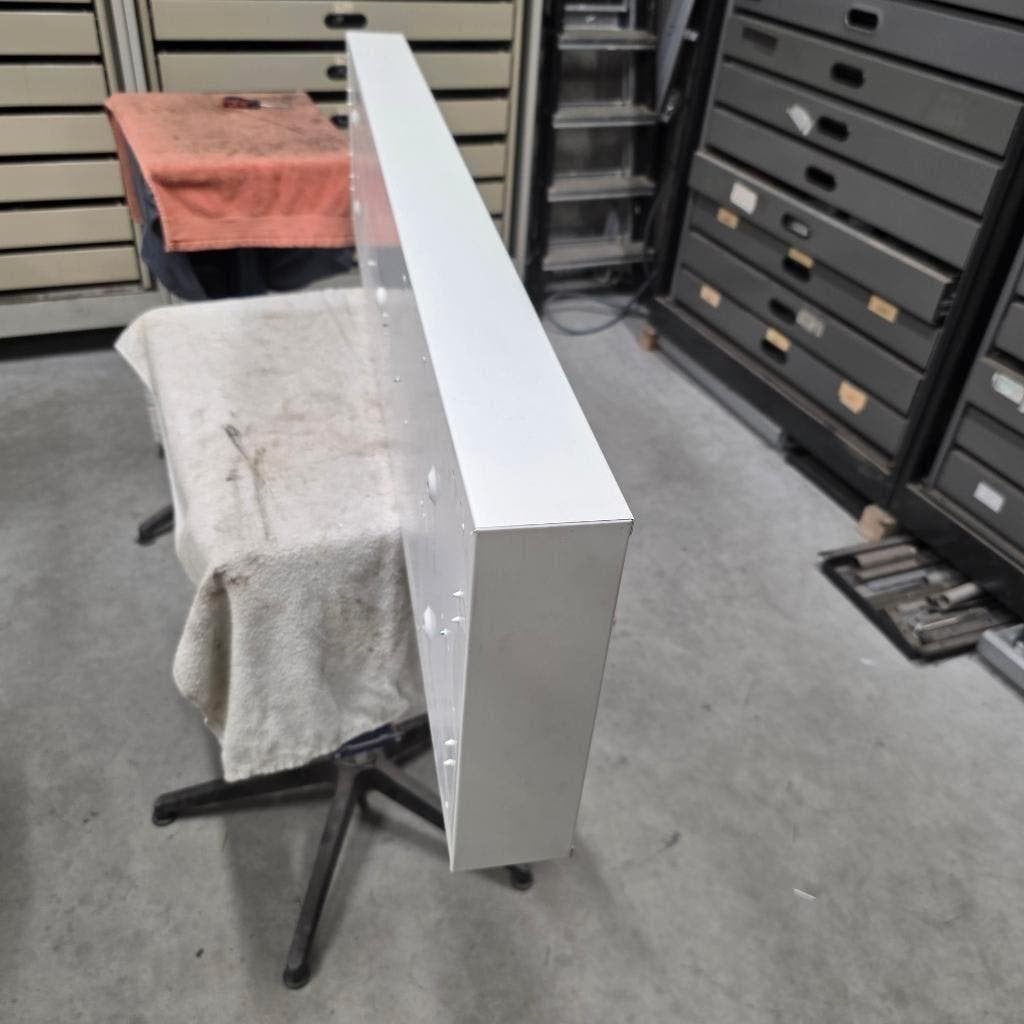 27 stuks opbouw TL bakken armaturen 2x36 watt 125x30x8,5 cm, Ophalen, Kunststof, Gebruikt, X
