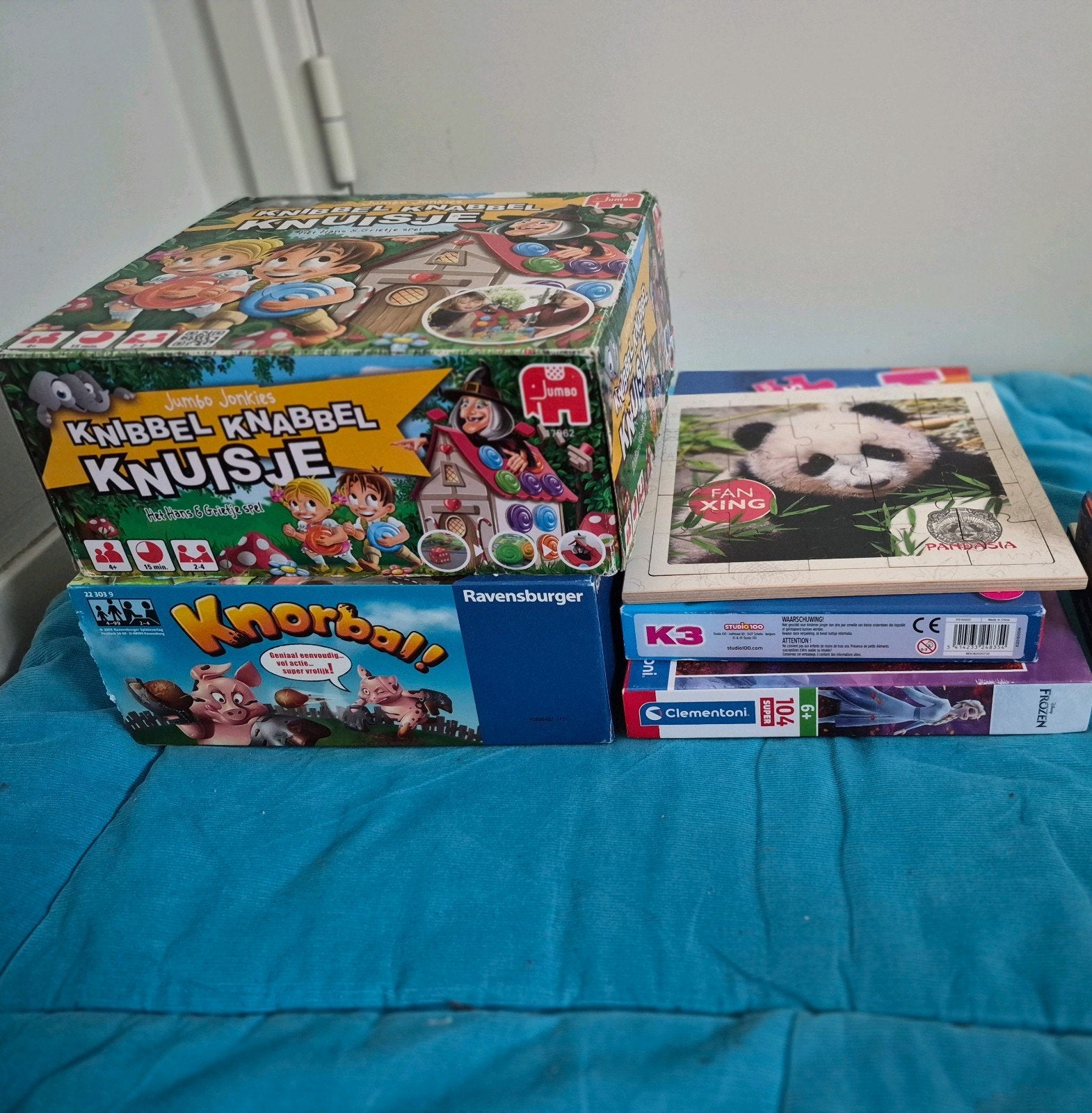 spellen pakket 5-delig, Een of twee spelers, Ophalen, Gebruikt