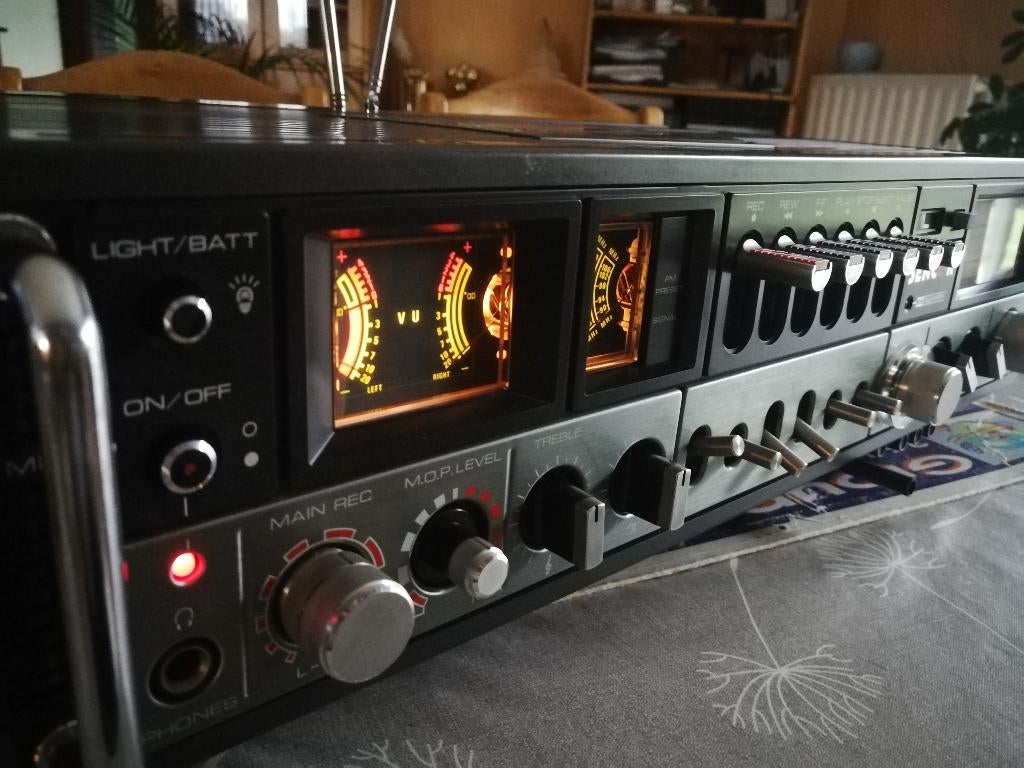 Stereo Sencor S-5000 Mobile Hifi Stereo system uit 1978, Overige merken, Tuner of Radio, Gebruikt, Draagbaar