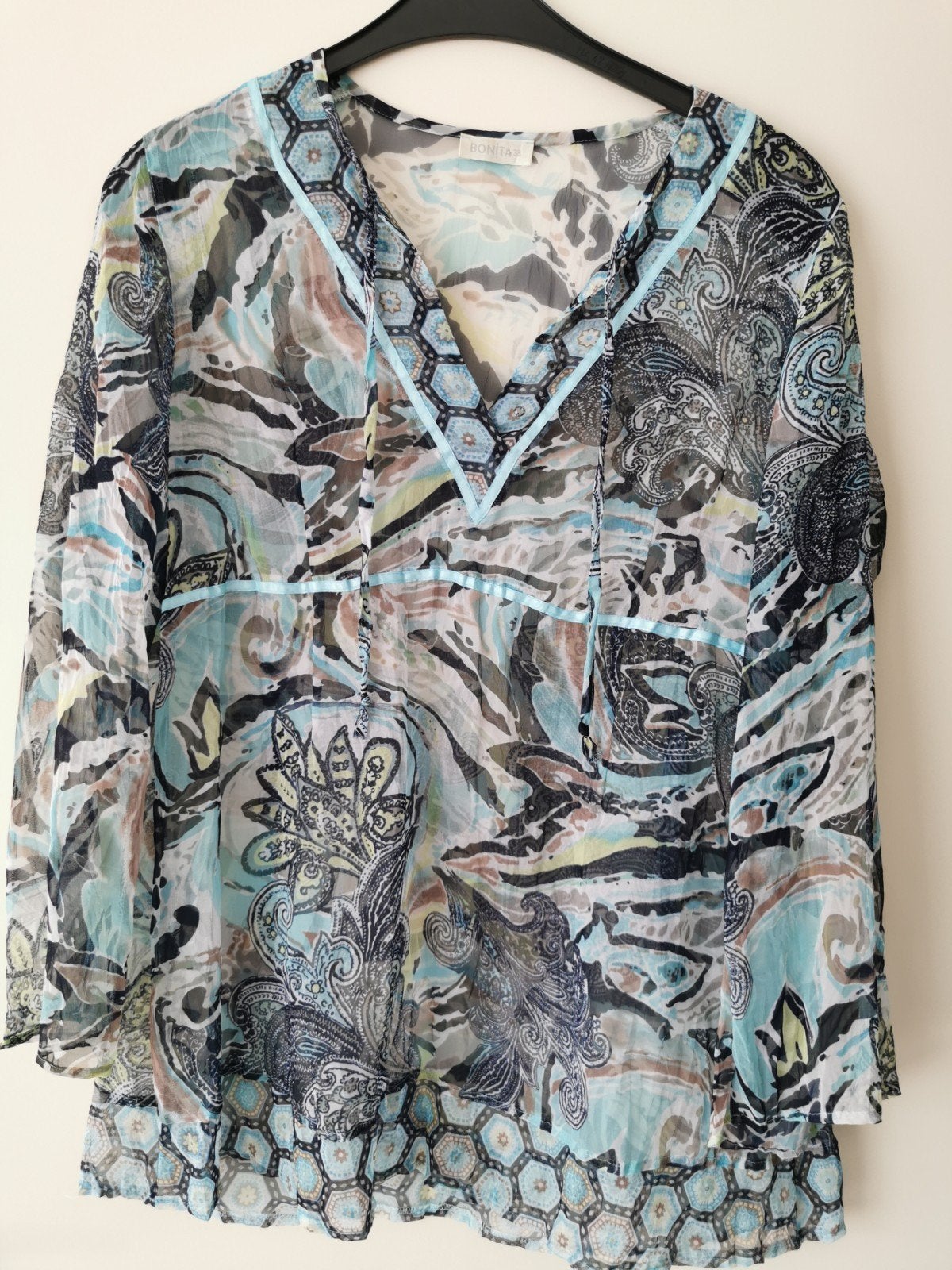 Tuniek van Bonita, mt 38, Maat 38/40 (M), Blauw, Bonita, Ophalen of Verzenden