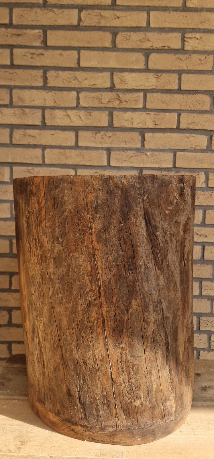 Grote Houten Pot Landelijke Stijl, Ophalen, Zo goed als nieuw, Landelijk