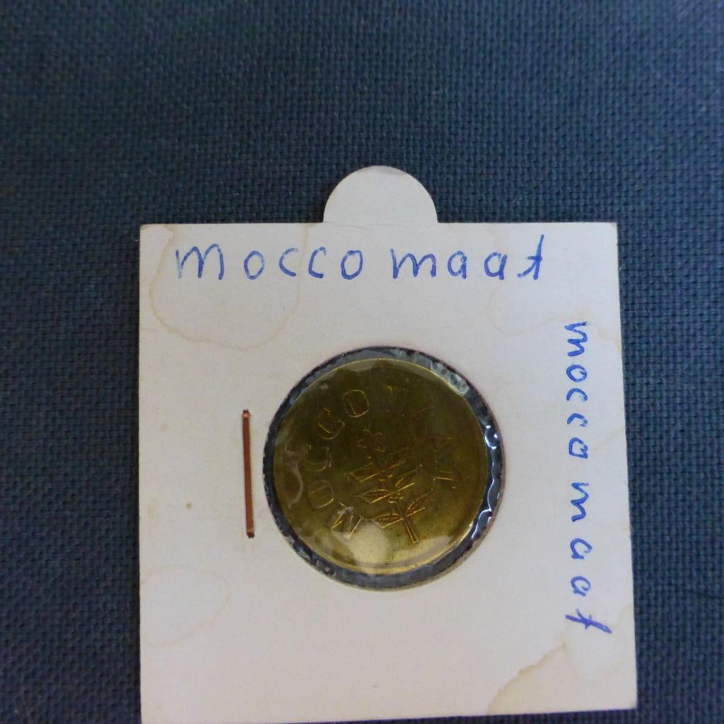 Koffie Penning Firma Moccomaat, Ophalen of Verzenden, Brons, Nederland