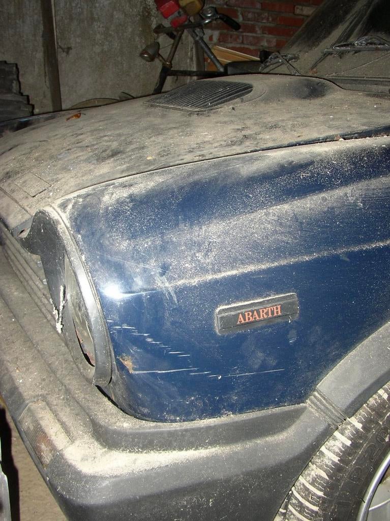 Autobianchi A112 Lancia Abarth 1984 Blauw, Zwart, 4 cilinders, Blauw, Mistlampen