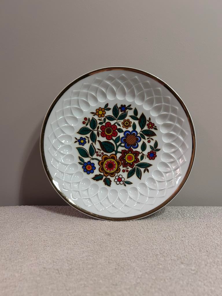 Vintage Schumann Arzberg porseleinen decoratief bord, Antiek en Kunst, Antiek | Servies los, Ophalen of Verzenden