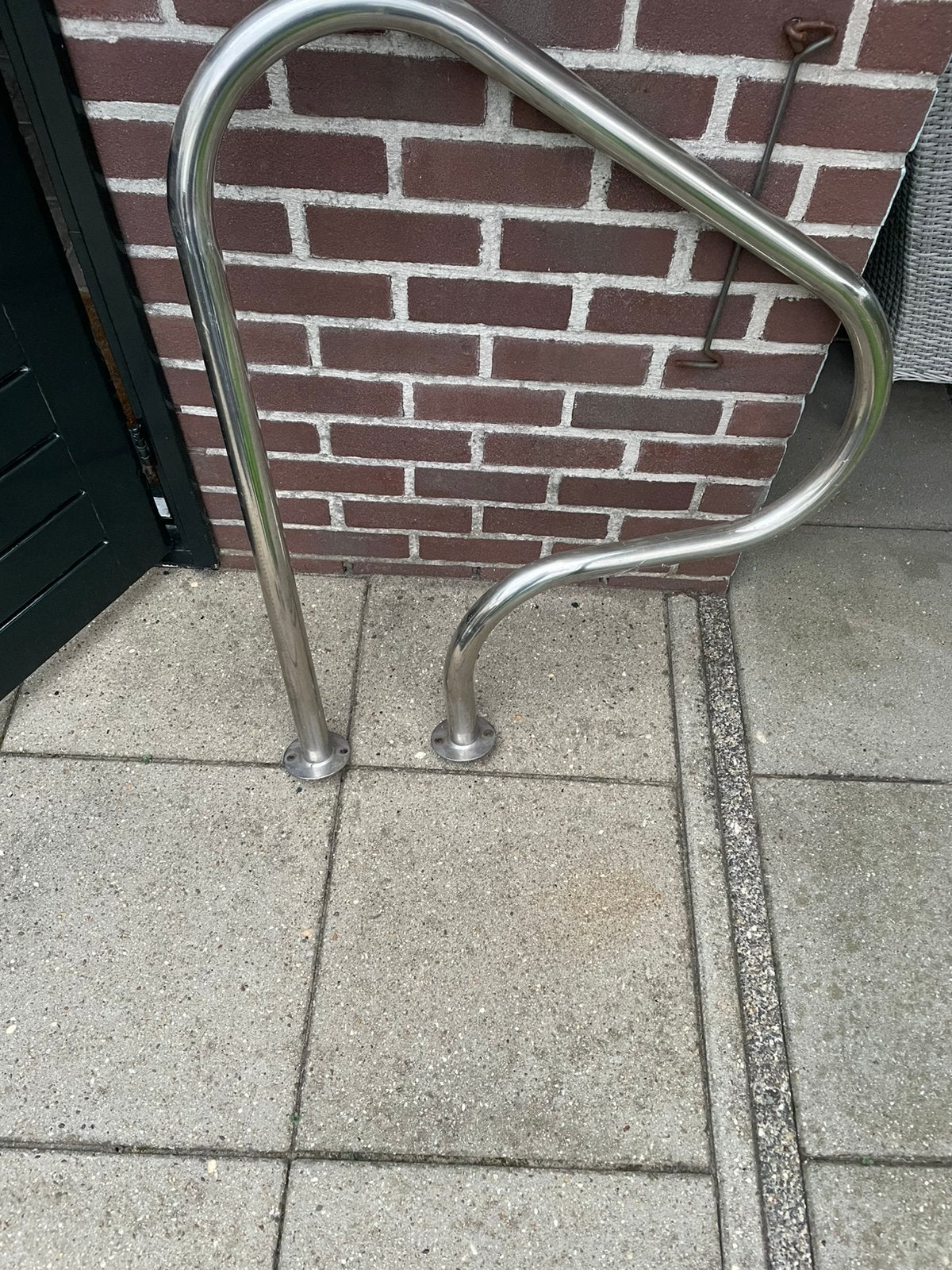 Zwembad leuning RVS, Ophalen, Zo goed als nieuw