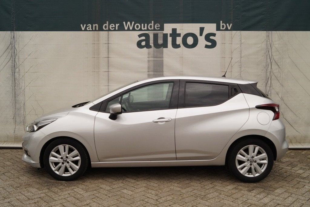Nissan Micra 1.0 IG-T N-Connecta -NAVI-AIRCO-CAM- (bj 2020), Auto's, Voorwielaandrijving, Euro 6, Lichtsensor, Origineel Nederlands