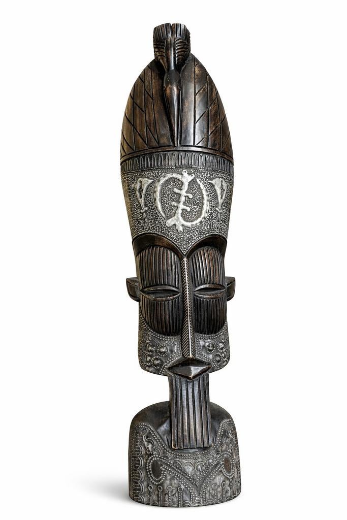 Prachtig Afrikaans houten masker / totembeeld, Antiek en Kunst, Ophalen of Verzenden