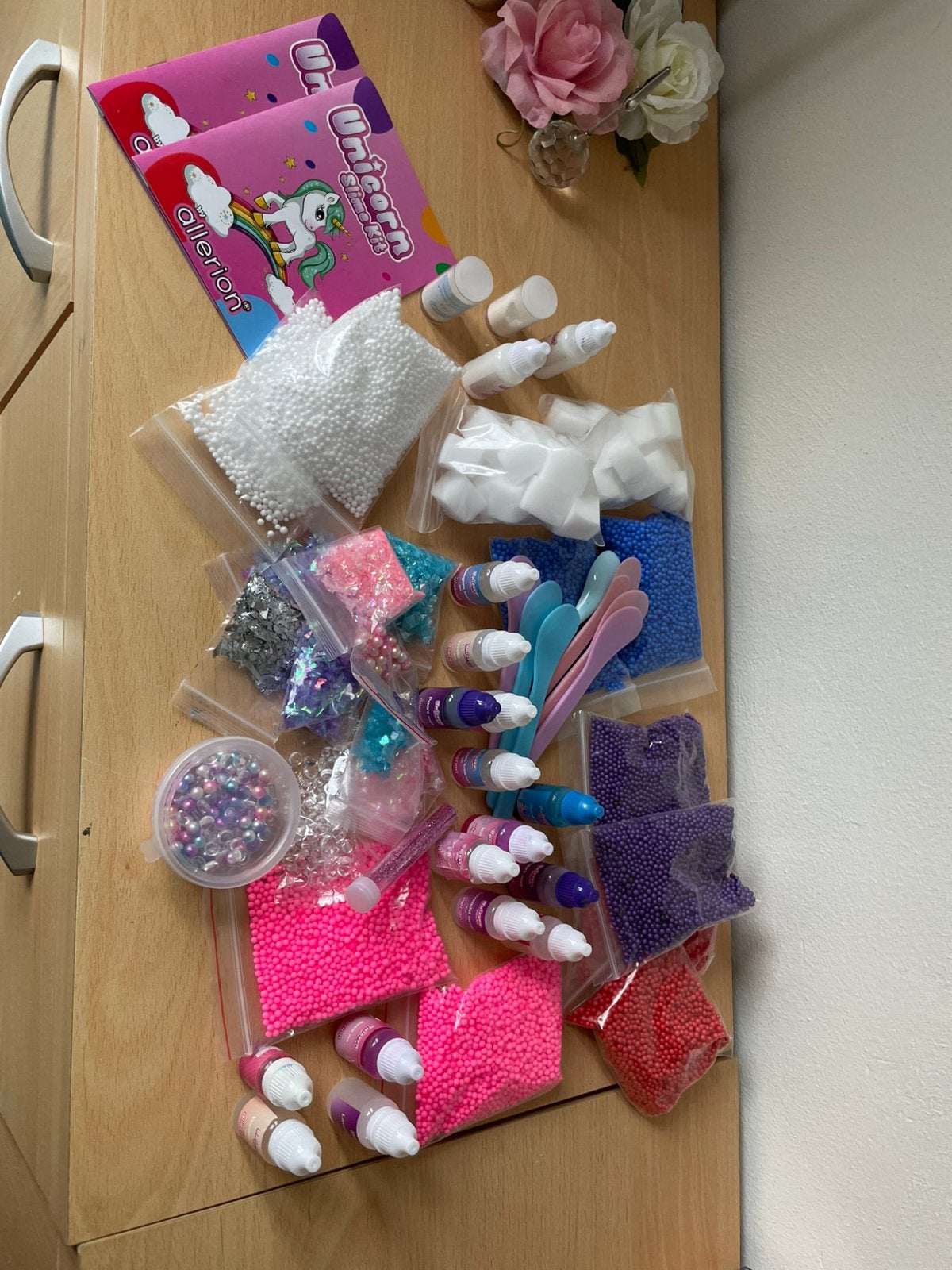 Accessoires slijm maken., Ophalen of Verzenden, Gebruikt